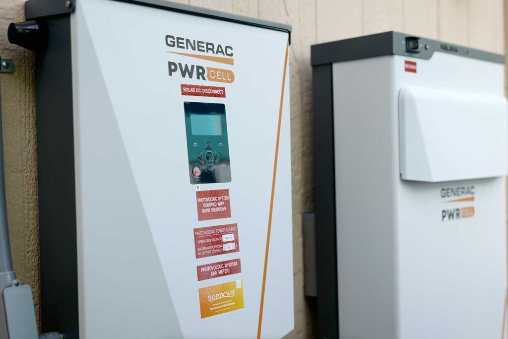 Installed Generac Solar Inverter