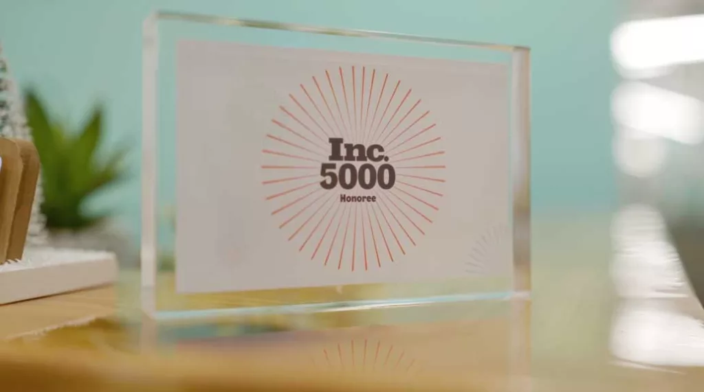 INC 5000 Award - Hawaii's #1 fastest growing business